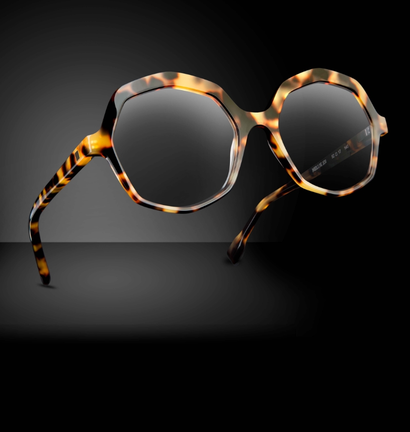 Lunettes féminines plastique écaille